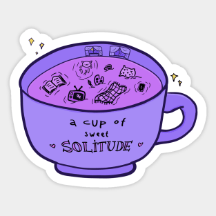 Cup of Solitude Sticker